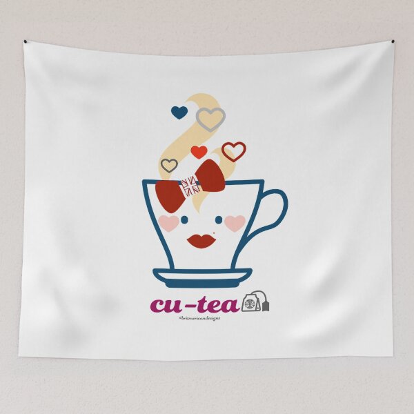 Item preview, Britmerican Designs: Cu-tea The Teacup designed and sold by barefacedgirl.