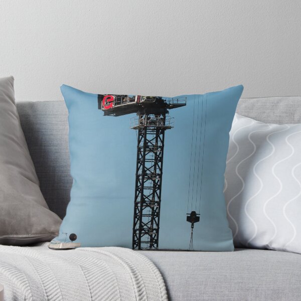 Item preview, Working Construction Crane loading supplies on Multistory Units. October 11, 2019. Part of a series.  designed and sold by sunnypicsoz.