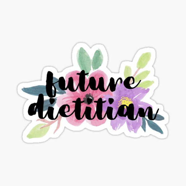 Item preview, Floral Future Dietitian designed and sold by annxva.