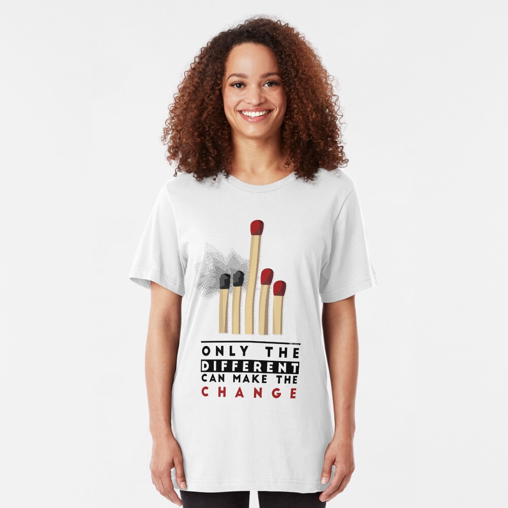 BE DIFFERENT Slim Fit T-Shirt