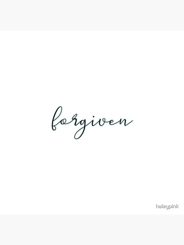 Buy Temporary Tattoo Word forgiven Hand-lettered Design Online in India -  Etsy
