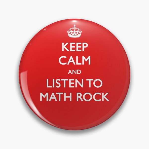 Item preview, Keep Calm and Listen to Math Rock designed and sold by PrintHub.