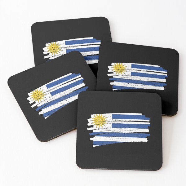 Item preview, Uruguay Grunge Flag Design designed and sold by CrookedCreek.