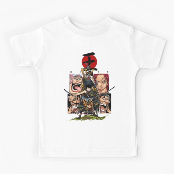 Assemblage d'une pièce Wano Kuni! Samurai Chopper, Luffy et Brook! T-shirt enfant
