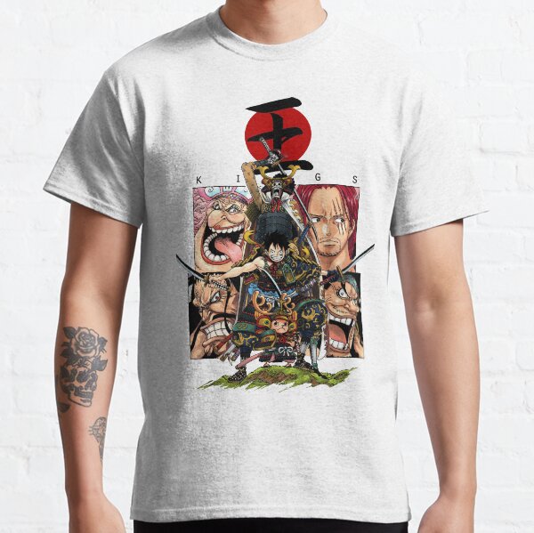¡Una pieza de Wano Kuni Assemble! ¡Samurai Chopper, Luffy y Brook! Camiseta clásica
