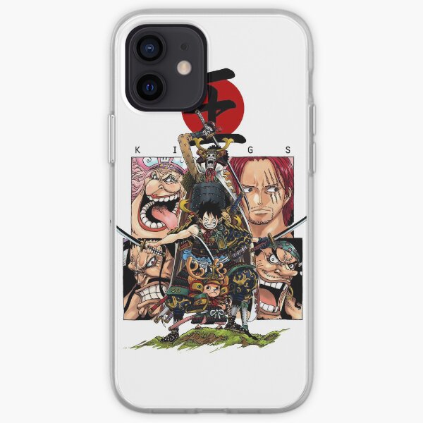 One Piece Wano Kuni Assemble! Samurai Chopper, Luffy, and Brook! iPhone Soft Case