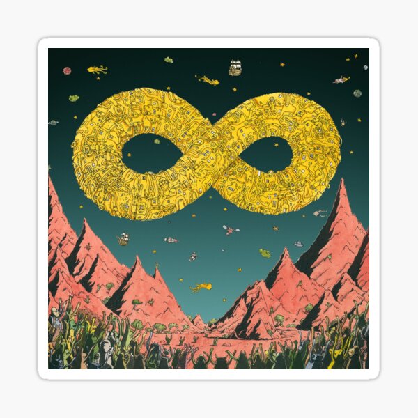 dance gavin dance mothership Sticker