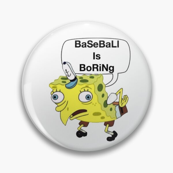 Item preview, baseball spongebob meme  designed and sold by reardone.