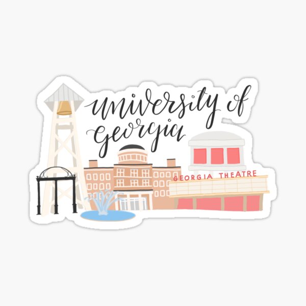 University of Georgia Sticker