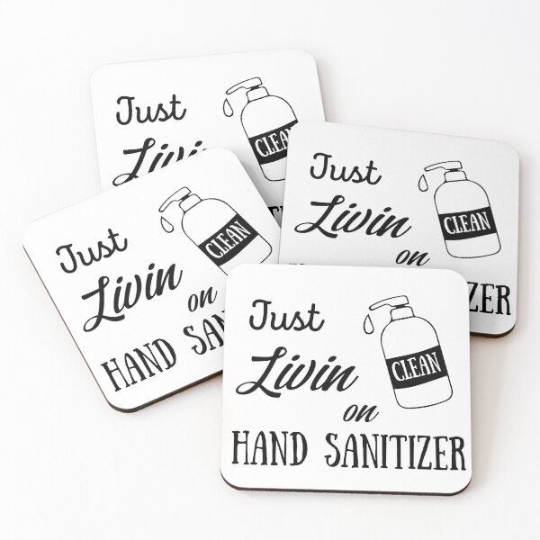 Item preview, Just livin on hand sanitizer designed and sold by CodingForTech.
