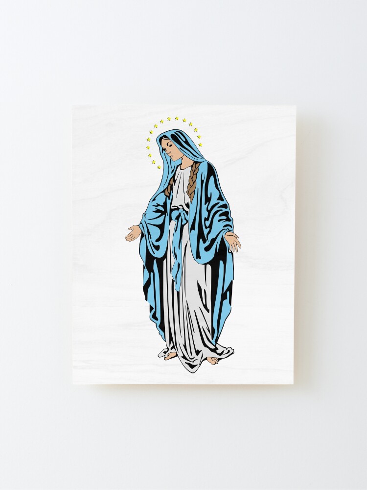 Alternate view of Mary Mounted Print
