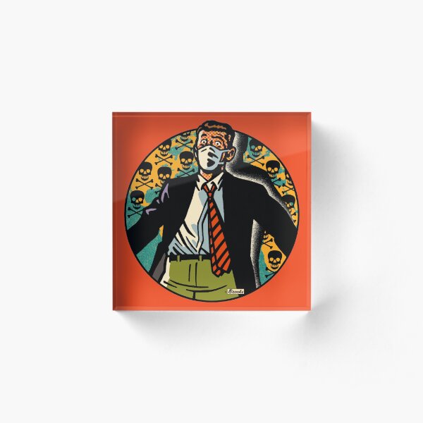 The Last Pandemic Party Acrylic Block