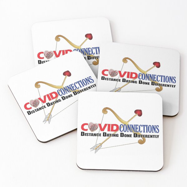 Item preview, Covid Connections Dating Website Logo designed and sold by MotoringZen.
