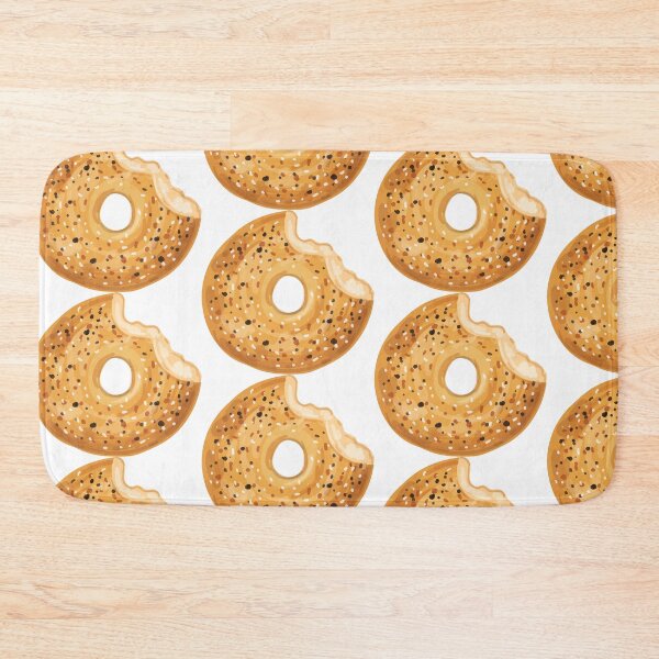 Item preview, Half eaten bagel watercolor designed and sold by SouthPrints.