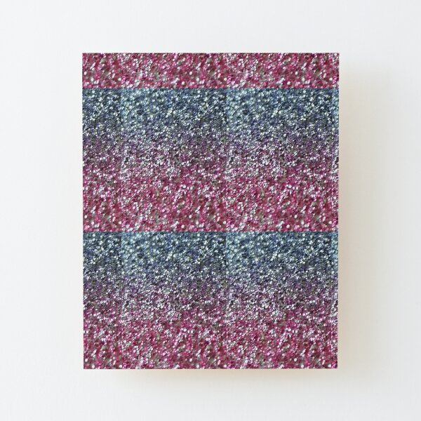 Glitter! Wood Mounted Print