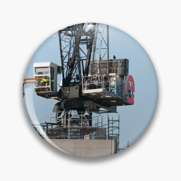 Item preview, Working Construction Crane loading supplies on Multistory Units. January 29, 2020. Part of a series.  designed and sold by sunnypicsoz.