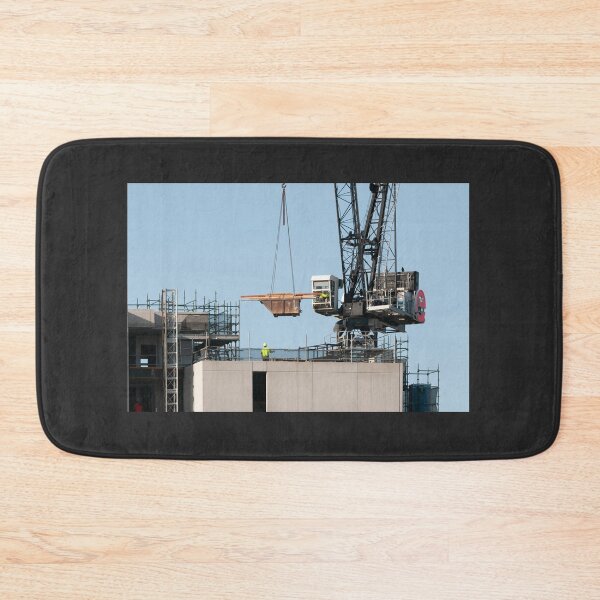 Item preview, Working Construction Crane loading supplies on Multistory Units. January 29, 2020. Part of a series.  designed and sold by sunnypicsoz.
