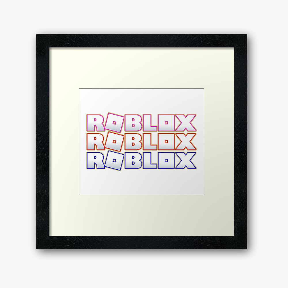 Roblox Stack Adopt Me Framed Art Print By T Shirt Designs Redbubble - stacked boxes roblox