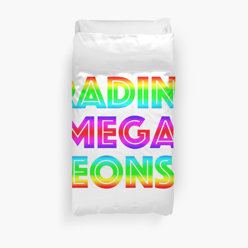 Roblox Trading Mega Neons Adopt Me Duvet Cover By T Shirt Designs Redbubble - roblox trading mega neons adopt me red kids t shirt by t shirt designs redbubble