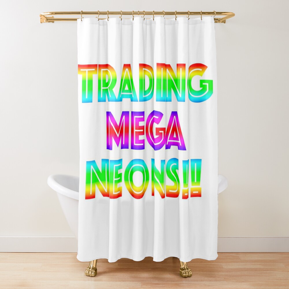 Roblox Trading Mega Neons Adopt Me Bath Mat By T Shirt Designs Redbubble - roblox trading window