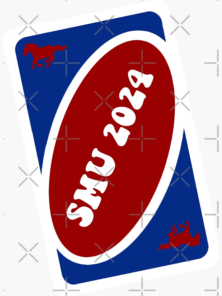 "SMU 2024 uno card" Sticker for Sale by estelleu | Redbubble
