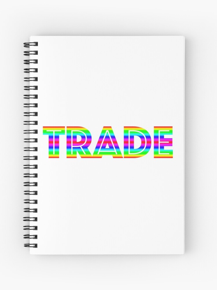 Roblox Trade Mega Neons Adopt Me Spiral Notebook By T Shirt Designs Redbubble - how to trade items in roblox on ipad