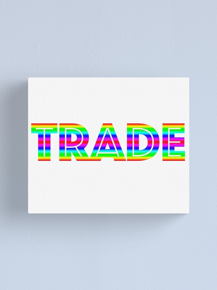 Roblox Trade Mega Neons Adopt Me Canvas Print By T Shirt Designs Redbubble - roblox trading part 1