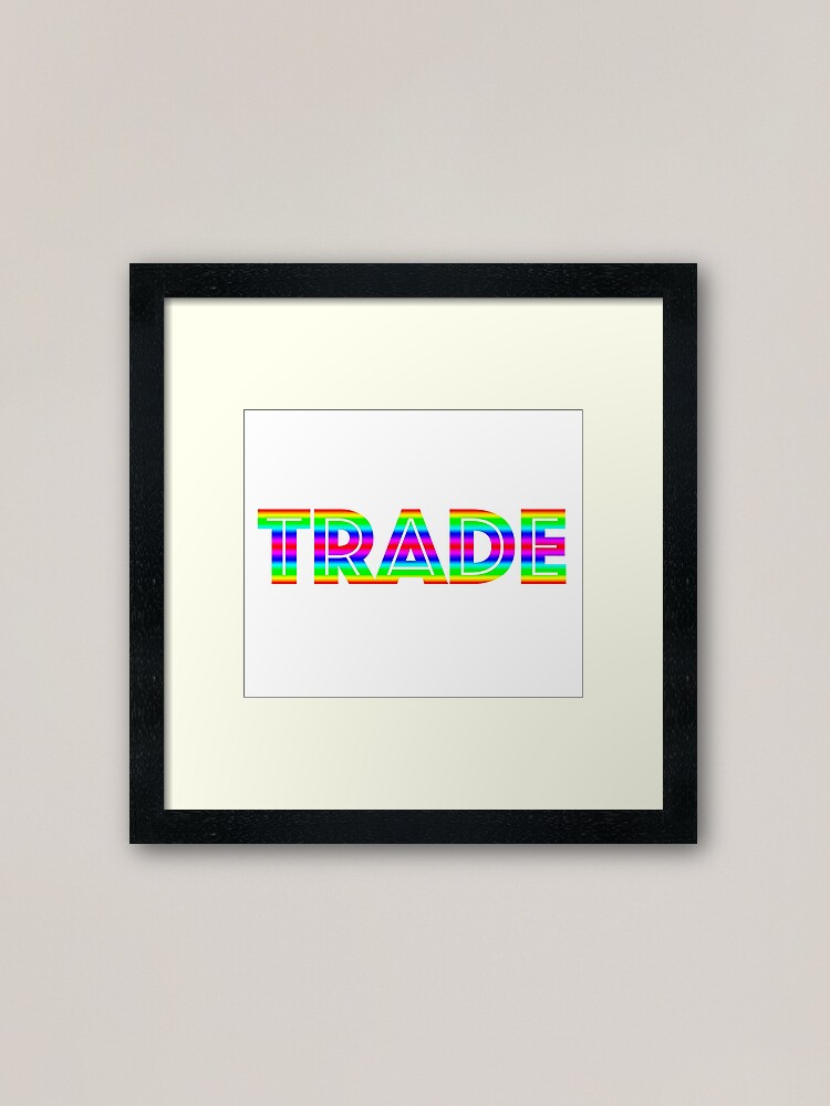 Roblox Trade Mega Neons Adopt Me Framed Art Print By T Shirt Designs Redbubble - roblox trade.me