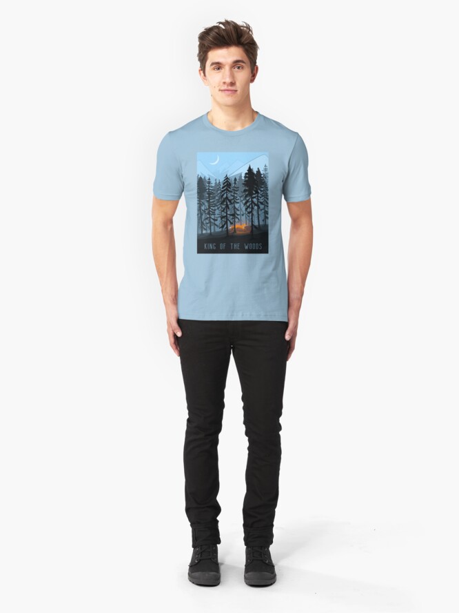 Alternate view of KING OF THE WOOD Slim Fit T-Shirt
