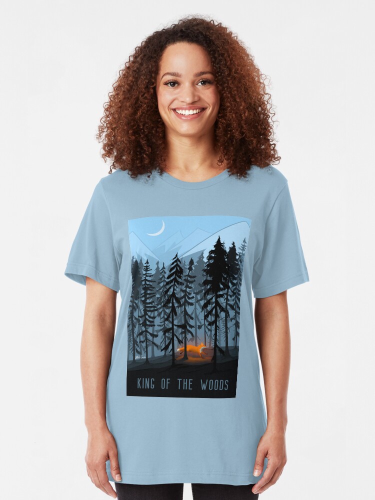 Alternate view of KING OF THE WOOD Slim Fit T-Shirt