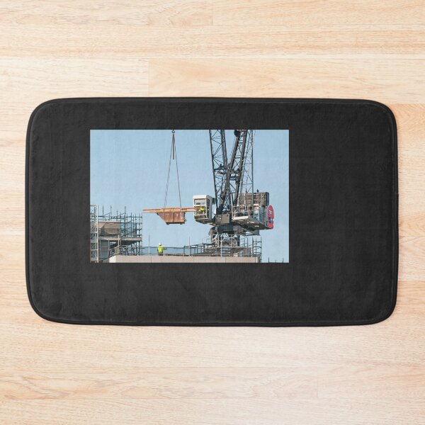 Item preview, Working Construction Crane loading supplies on Multistory Units. January 29, 2020. Part of a series.  designed and sold by sunnypicsoz.