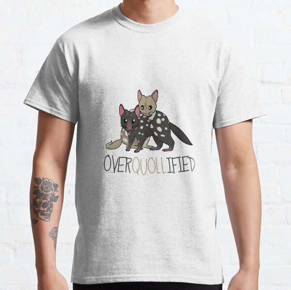 OVERQUOLLIFIED (light background) Classic T-Shirt