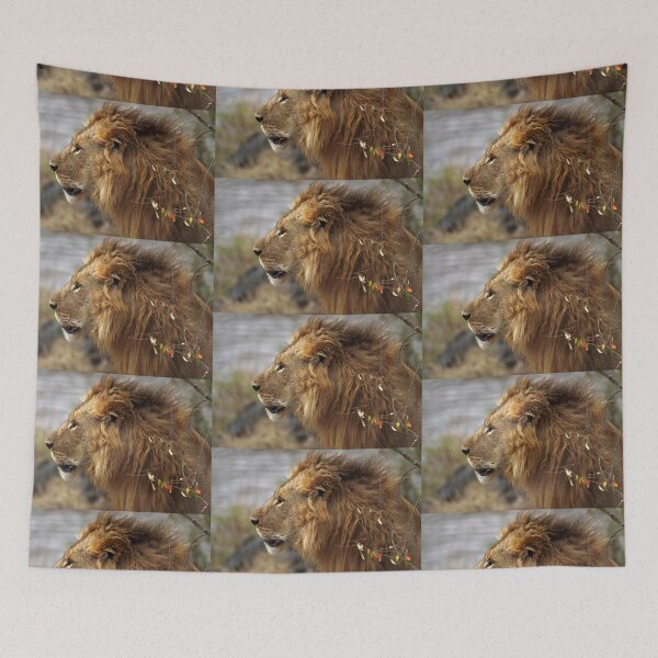 Item preview, Profile Portrait, Large Male Lion #2, Maasai Mara, Kenya  designed and sold by Carole-Anne.