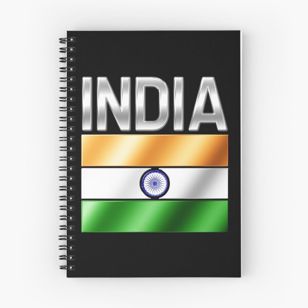 Item preview, India - Indian Flag & Text - Metallic designed and sold by Graphix.