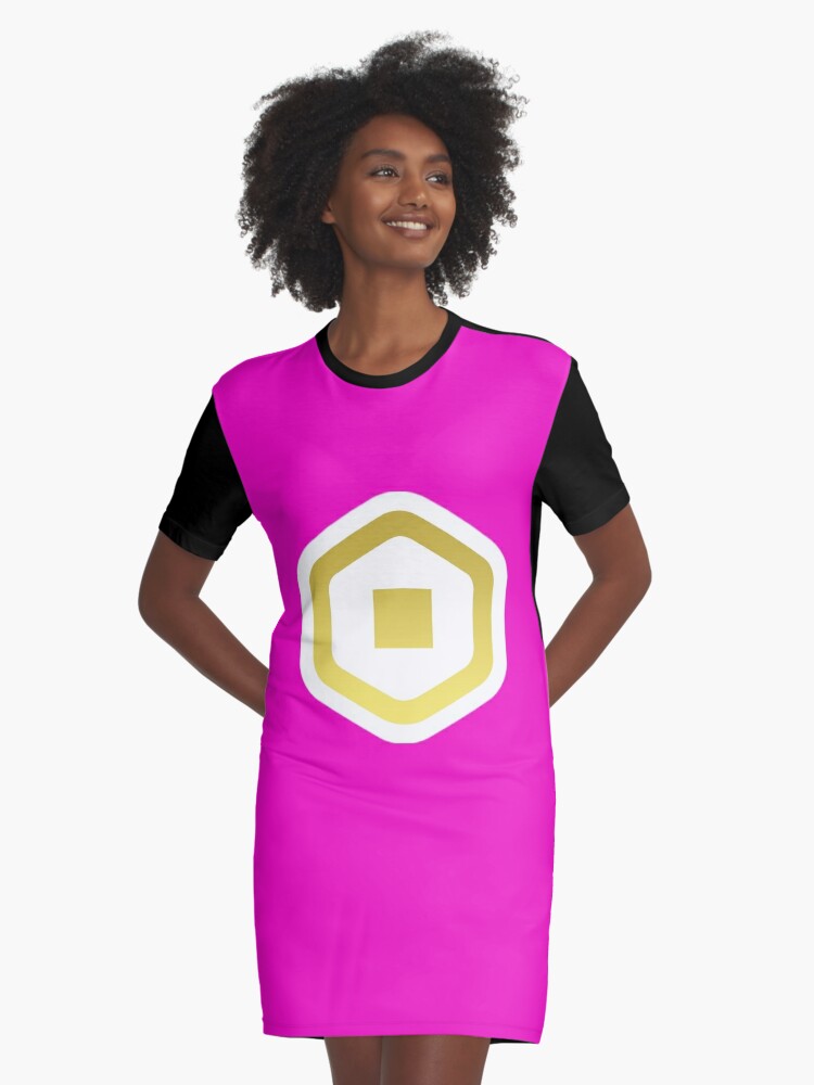 Roblox Robux Adopt Me Graphic T Shirt Dress By T Shirt Designs Redbubble - robux chirt