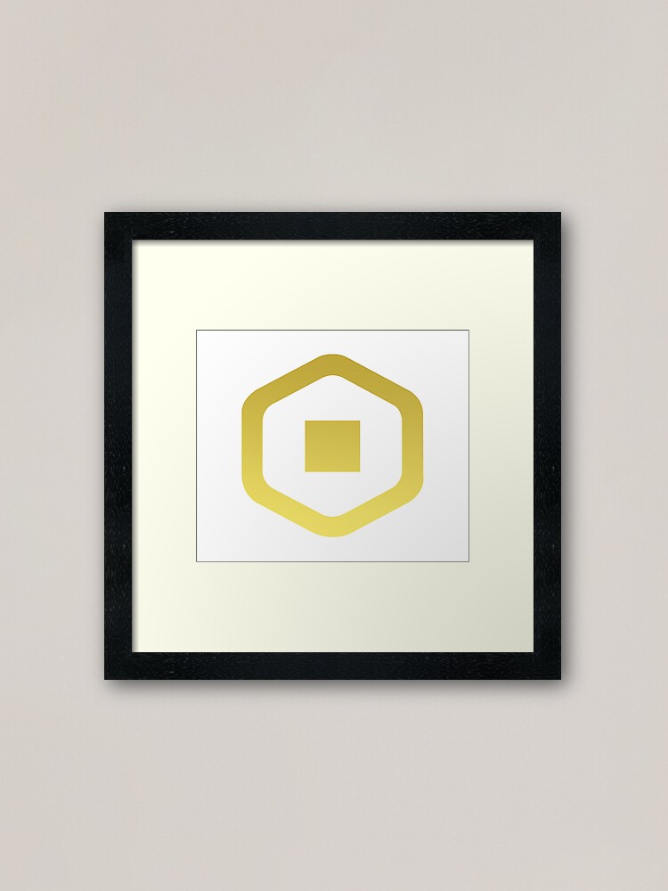 Roblox Robux Adopt Me Framed Art Print By T Shirt Designs Redbubble - sites de robux