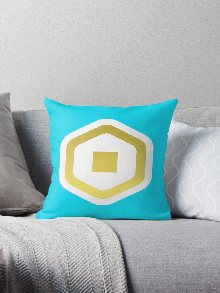 Roblox Robux Adopt Me Throw Pillow By T Shirt Designs Redbubble - pillow roblox