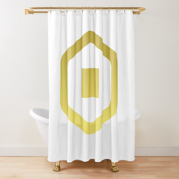 Roblox Robux Adopt Me Shower Curtain By T Shirt Designs Redbubble - roblox bathroom ideas adopt me
