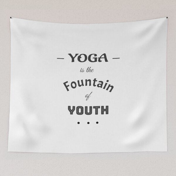 Item preview, Yoga is the Fountain of Youth Yoga Quote designed and sold by dezstudio.