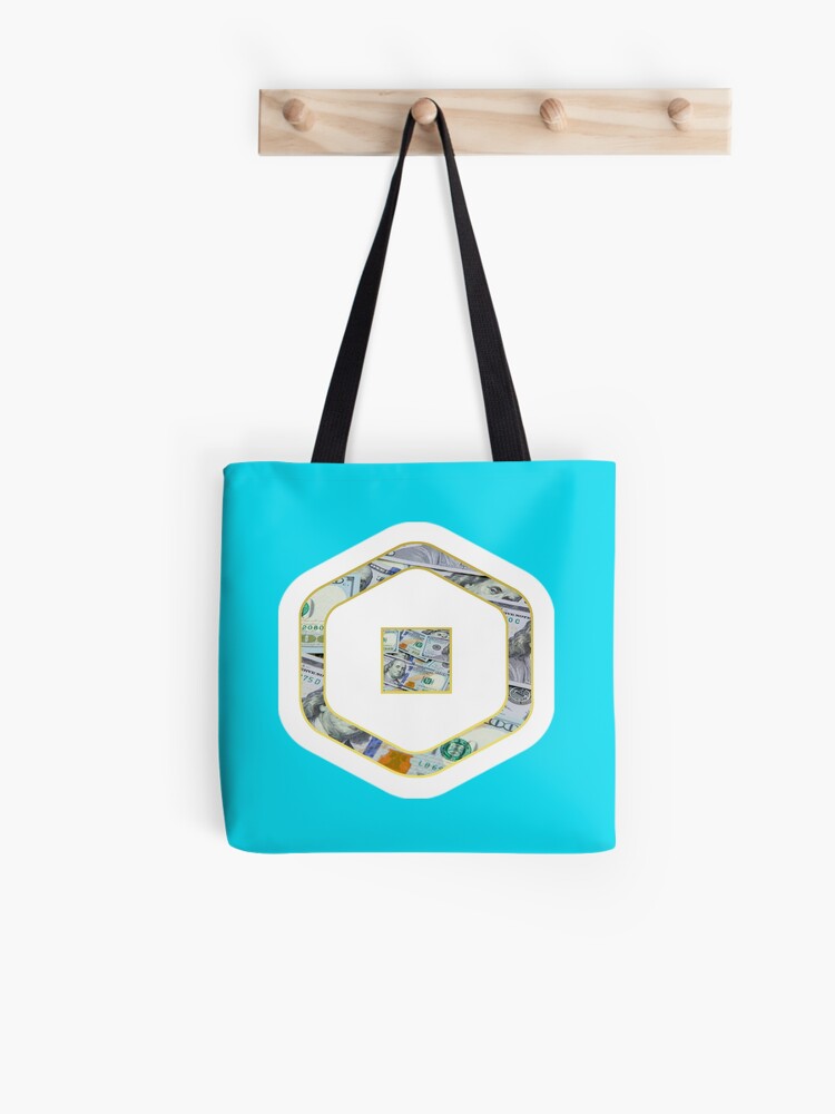 Roblox Robux Adopt Me Dollars Tote Bag By T Shirt Designs Redbubble - roblox noodle character hack robux 1000