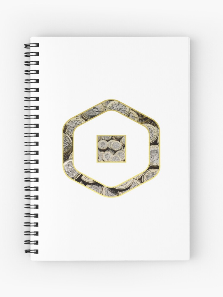 Roblox Robux Adopt Me Pounds Spiral Notebook By T Shirt Designs - robux roblox drawings easy