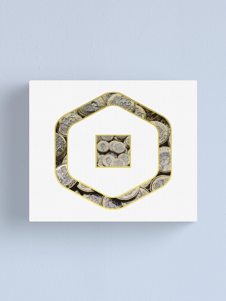 Roblox Robux Adopt Me Pounds Canvas Print By T Shirt Designs Redbubble - robux hd texture roblox