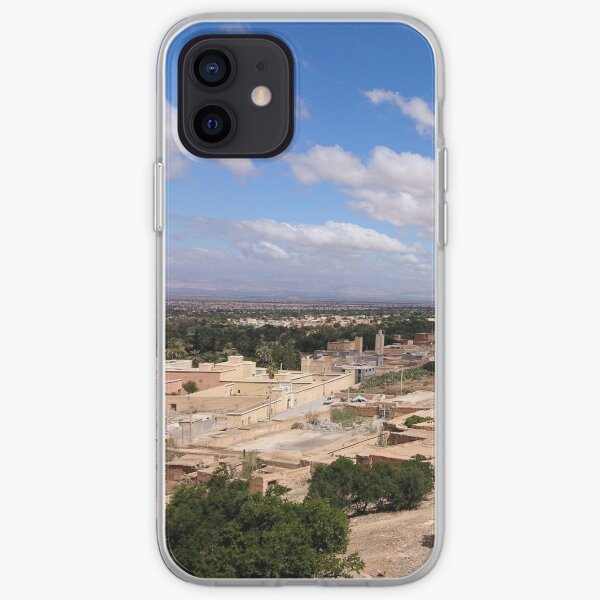 Tioute and the oasis, near Taroudant, Morocco (horizontal) iPhone Soft Case