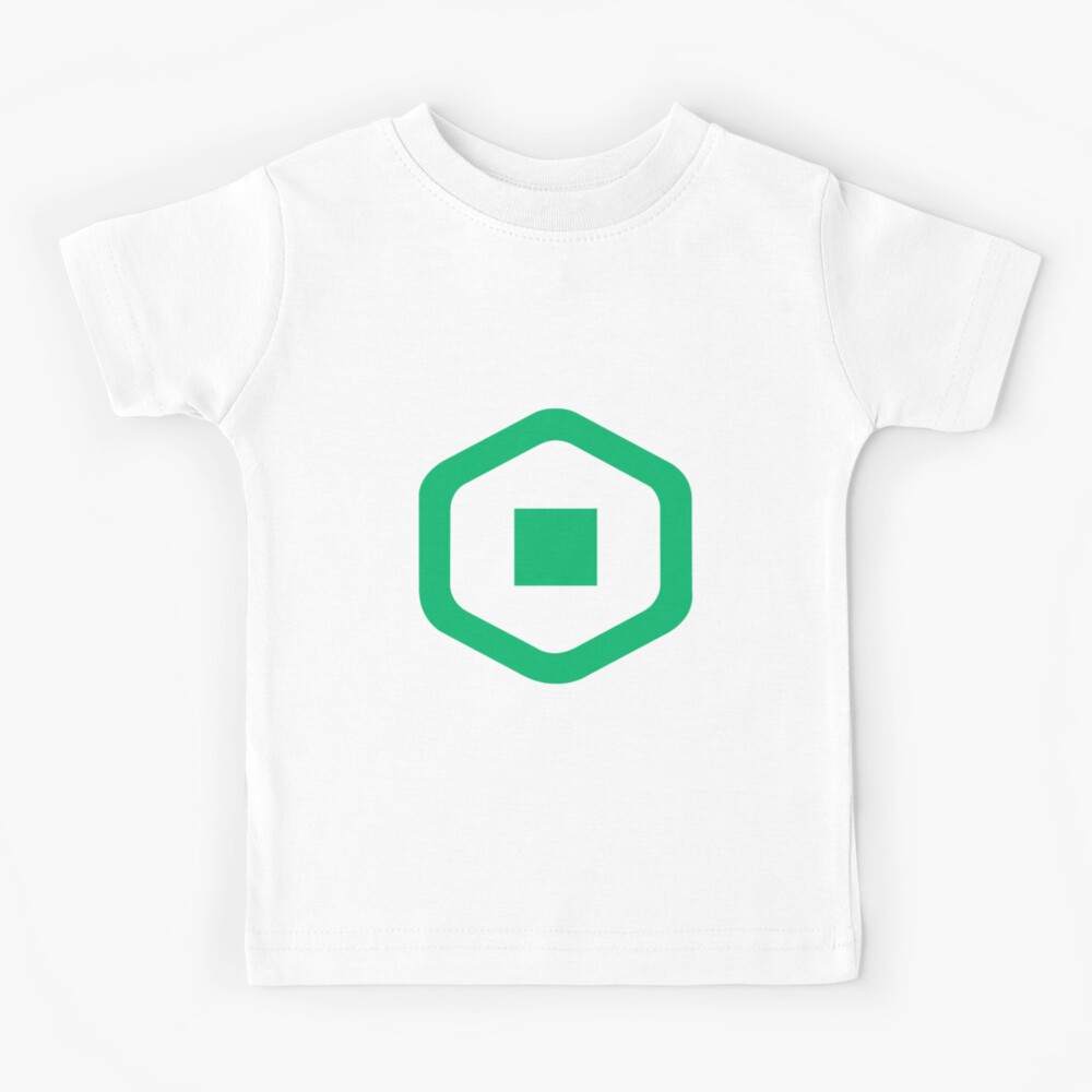 Roblox Robux Adopt Me Green Kids T Shirt By T Shirt Designs Redbubble - off white t shirt roblox how to get 6 robux