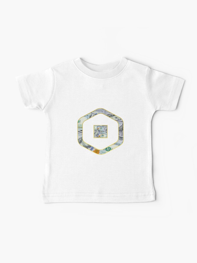 Roblox Robux Adopt Me Dollars Baby T Shirt By T Shirt Designs Redbubble - roblox robux t shirt