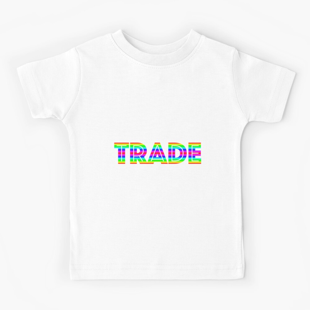 Roblox Trade Mega Neons Adopt Me Kids T Shirt By T Shirt Designs Redbubble - trade shir roblox