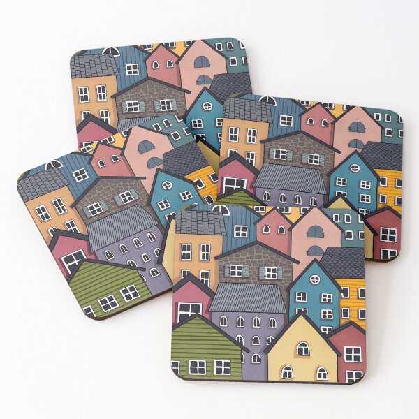 Item preview, Colourful Town designed and sold by sgx-27.