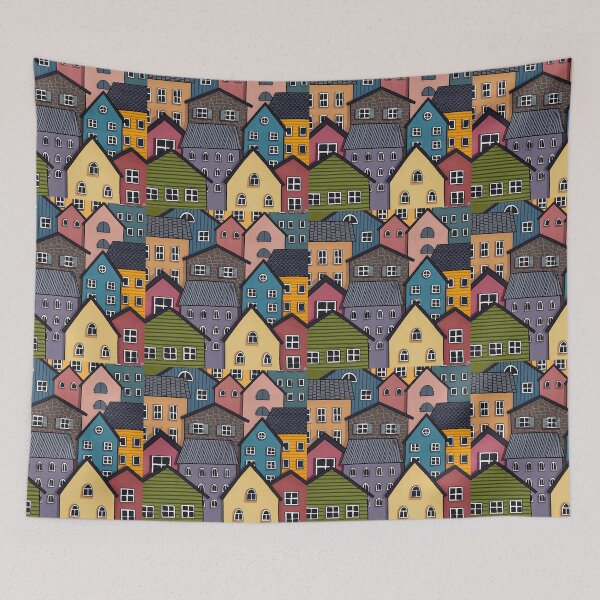 Item preview, Colourful Town designed and sold by sgx-27.