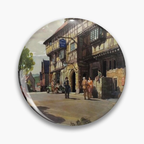Item preview, The Inns of Britain vintage travel poster designed and sold by stickart-marek.