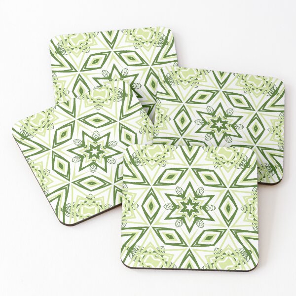 Item preview, green and yellow abstract pattern designed and sold by helkav.
